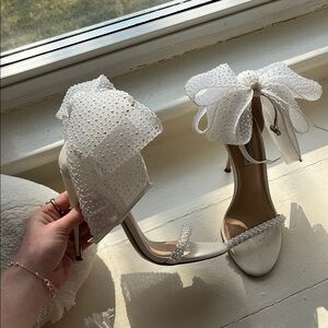 Steve Madden Benni White Stiletto - Worn Once